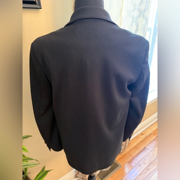 Vintage Givenchy Sport Black Jacket/Blazer Women’s Size 8 Gold Buttons READ - Picture 5 of 16